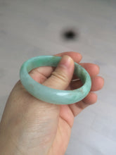 Load image into Gallery viewer, 50.5mm Certified Type A 100% Natural sunny apple green/red oval Jadeite Jade bangle BG61-0174