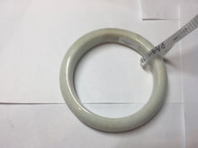 Load image into Gallery viewer, 56.5mm Certified Type A 100% Natural white/ green Jadeite Jade bangle PA4-3501 ($29.99 group)