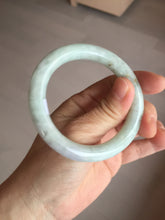 Load image into Gallery viewer, 53.9mm 100% natural Type A green/purple/yellow(FU LU SHOU) chubby jadeite jade bangle BK74-5806