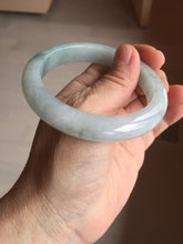 Load image into Gallery viewer, 56mm certified 100% natural Type A icy light green jadeite jade bangle PE8-0310