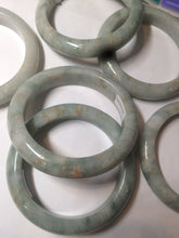 Load image into Gallery viewer, 51/52/54/55.5mm certified Type A 100% Natural light green/brown Jadeite Jade bangle GL11