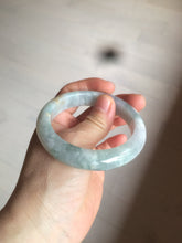 Load image into Gallery viewer, 53.4mm Certified Type A 100% Natural green/white/purple Jadeite Jade bangle AX42-7719