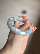 Load image into Gallery viewer, 53.4mm Certified Type A 100% Natural green/white/purple Jadeite Jade bangle AX42-7719
