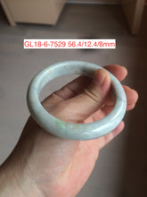 Load image into Gallery viewer, 56-59mm Certified type A 100% size Natural green/white/purple/yellow(FU LU SHOU) Jadeite bangle with defects group GL18