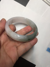 Load image into Gallery viewer, 54.2mm Certified type A 100% Natural dark green brown white purple Jadeite bangle AD120-3001