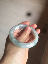 Load image into Gallery viewer, 53.4mm Certified Type A 100% Natural green/white/purple Jadeite Jade bangle AX42-7719