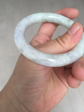 Load image into Gallery viewer, 51mm Certified 100% natural Type A light green purple brown chubby round cut jadeite jade bangle BQ15-5802