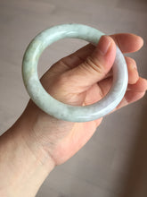 Load image into Gallery viewer, 56.6mm 100% natural Type A green/purple/yellow(FU LU SHOU) chubby jadeite jade bangle BK72-5808