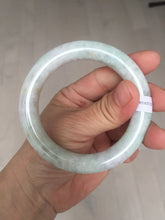 Load image into Gallery viewer, 53.9mm Certified 100% natural Type A light green purple brown chubby round cut jadeite jade bangle BQ16-5818