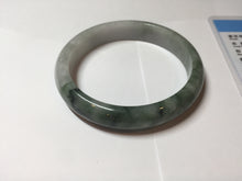 Load image into Gallery viewer, 57mm Certified 100% natural Type A light green/purple white Whispers of the Spring Breeze jadeite jade bangle PH98-5427