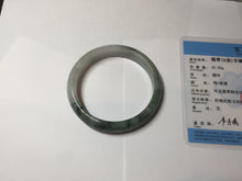 Load image into Gallery viewer, 57mm Certified 100% natural Type A light green/purple white Whispers of the Spring Breeze jadeite jade bangle PH98-5427