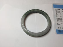 Load image into Gallery viewer, 57mm Certified 100% natural Type A light green/purple white Whispers of the Spring Breeze jadeite jade bangle PH98-5427