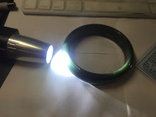 Load image into Gallery viewer, 62.5mm 100% Natural dark green/black meteorite Star Trail(星轨) Night sky nephrite bangle HN161-5901