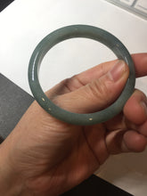 Load image into Gallery viewer, 54.2mm Certified Type A 100% Natural dark green/blue/gray/black Guatemala Jadeite jade bangle BM16-1449