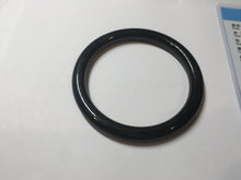 Load image into Gallery viewer, 58.6mm Certified type A 100% Natural dark green black MoCui(墨翠) round cut Jadeite bangle PC150-0687