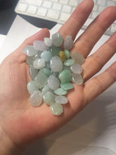 Load image into Gallery viewer, 100% Natural sunny green icy watery apple jadeite Jade beads pendant PC122 (Add on item. No sale individually)