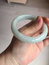 Load image into Gallery viewer, 52.5mm certified 100% natural Type A light green white jadeite jade bangle AR116-9424