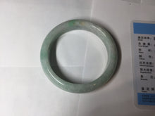 Load image into Gallery viewer, 58.6mm 100% natural type A certified sunny green jadeite jade bangle BL37-0265