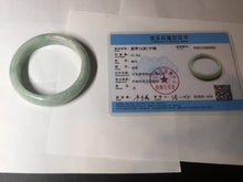 Load image into Gallery viewer, 58.6mm 100% natural type A certified sunny green jadeite jade bangle BL37-0265