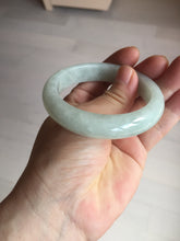Load image into Gallery viewer, 52.5mm certified 100% natural Type A light green white jadeite jade bangle AR116-9424