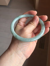 Load image into Gallery viewer, Sold, please don't order. Thanks. 64.7mm Certified type A 100% Natural light green round cut Jadeite bangle J143-(1947)