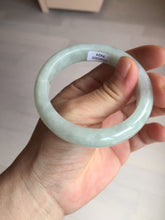 Load image into Gallery viewer, 52.5mm certified 100% natural Type A light green white jadeite jade bangle AR116-9424
