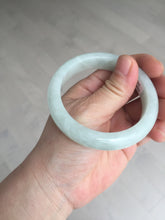 Load image into Gallery viewer, 52.5mm certified 100% natural Type A light green white jadeite jade bangle AR116-9424