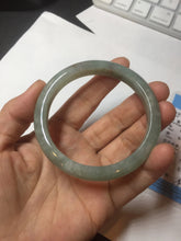 Load image into Gallery viewer, 55.7mm Certified Type A 100% Natural light green white red Jadeite Jade bangle BQ10-3798