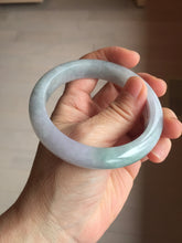 Load image into Gallery viewer, 57mm certified 100% natural Type A icy light green/purple jadeite jade bangle PE5-0306