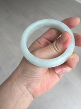 Load image into Gallery viewer, 52.5mm certified 100% natural Type A light green white jadeite jade bangle AR116-9424