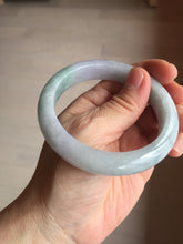 Load image into Gallery viewer, 57mm certified 100% natural Type A icy light green/purple jadeite jade bangle PE5-0306