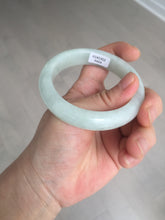 Load image into Gallery viewer, 52.5mm certified 100% natural Type A light green white jadeite jade bangle AR116-9424
