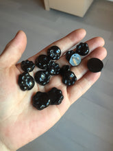 Load image into Gallery viewer, 100% Natural type A black paw Jadeite Jade pendant group BG208