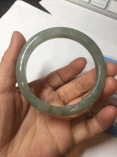 Load image into Gallery viewer, 55.7mm Certified Type A 100% Natural light green white red Jadeite Jade bangle BQ10-3798