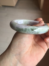 Load image into Gallery viewer, 61.5mm Certified Type A 100% Natural dark green/green/brown/black/purple chubby Jadeite bangle PB234-1099