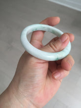 Load image into Gallery viewer, 53mm Certified Type A 100% Natural sunny green white(白底青) Jadeite Jade bangle BP41-3176