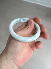 Load image into Gallery viewer, 53mm Certified Type A 100% Natural sunny green white(白底青) Jadeite Jade bangle BP41-3176