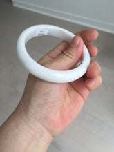 Load image into Gallery viewer, 59.5mm Certified Type A 100% Natural sunny green white (白底青) Jadeite Jade bangle BP42-3182