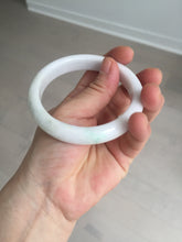 Load image into Gallery viewer, 59.5mm Certified Type A 100% Natural sunny green white (白底青) Jadeite Jade bangle BP42-3182