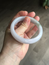 Load image into Gallery viewer, 57.7mm Certified 100% natural Type A dark green white purple jadeite jade bangle AH91-3014