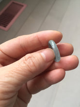 Load image into Gallery viewer, 15.5mm size 4 3/4 100% natural type A icy watery green/blue icy watery Guatemala jadeite jade band ring group PA220