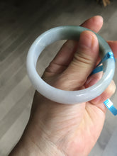 Load image into Gallery viewer, 54.2mm Certified type A 100% Natural dark green brown white purple Jadeite bangle AD120-3001
