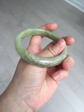 Load image into Gallery viewer, 58.4mm certified Type A 100% Natural yellow/brown flying dandelions nephrite Jade bangle HF80-0469