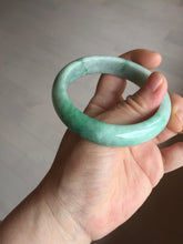 Load image into Gallery viewer, 55.8mm Certified 100% natural Type A sunny green jadeite jade bangle BM75-4431