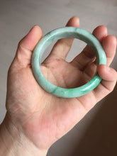 Load image into Gallery viewer, 55.8mm Certified 100% natural Type A sunny green jadeite jade bangle BM75-4431