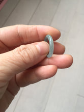 Load image into Gallery viewer, 15.5mm size 4 3/4 100% natural type A icy watery green/blue icy watery Guatemala jadeite jade band ring group PA220