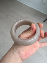 Load image into Gallery viewer, 53mm 100% natural light purple/pale pink/beige with flying snow chubby Quartzite (Shetaicui jade) bangle SY77