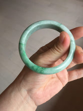 Load image into Gallery viewer, 55.8mm Certified 100% natural Type A sunny green jadeite jade bangle BM75-4431