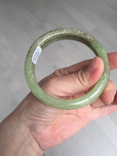 Load image into Gallery viewer, 58.4mm certified Type A 100% Natural yellow/brown flying dandelions nephrite Jade bangle HF80-0469