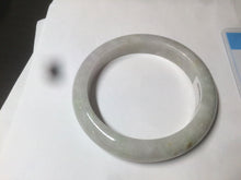 Load image into Gallery viewer, 55.5mm Certified type A 100% Natural light green/purple Jadeite bangle AZ89-1624